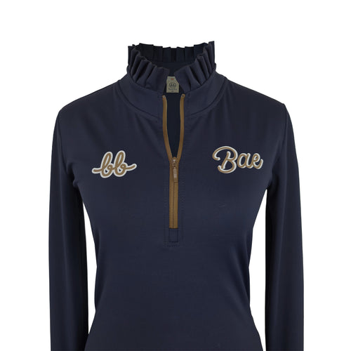 BETH UV Zip Top สี Navy