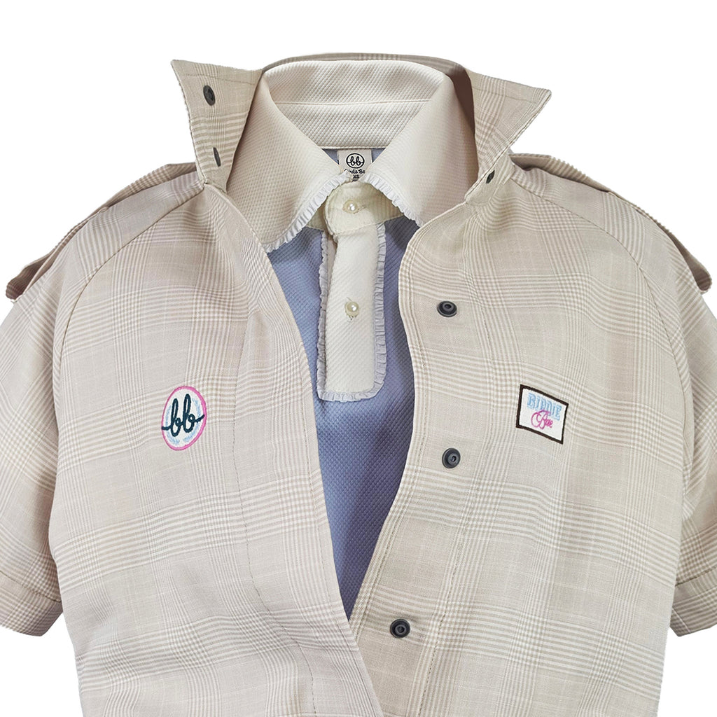 UTILITY Plaid Jacket สี Oatmeal