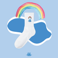 RAINBOW Women Crew Socks  ( Rainbow )