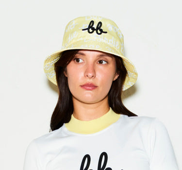 Lightweight Bucket Hat with BB Print ( M.Green )
