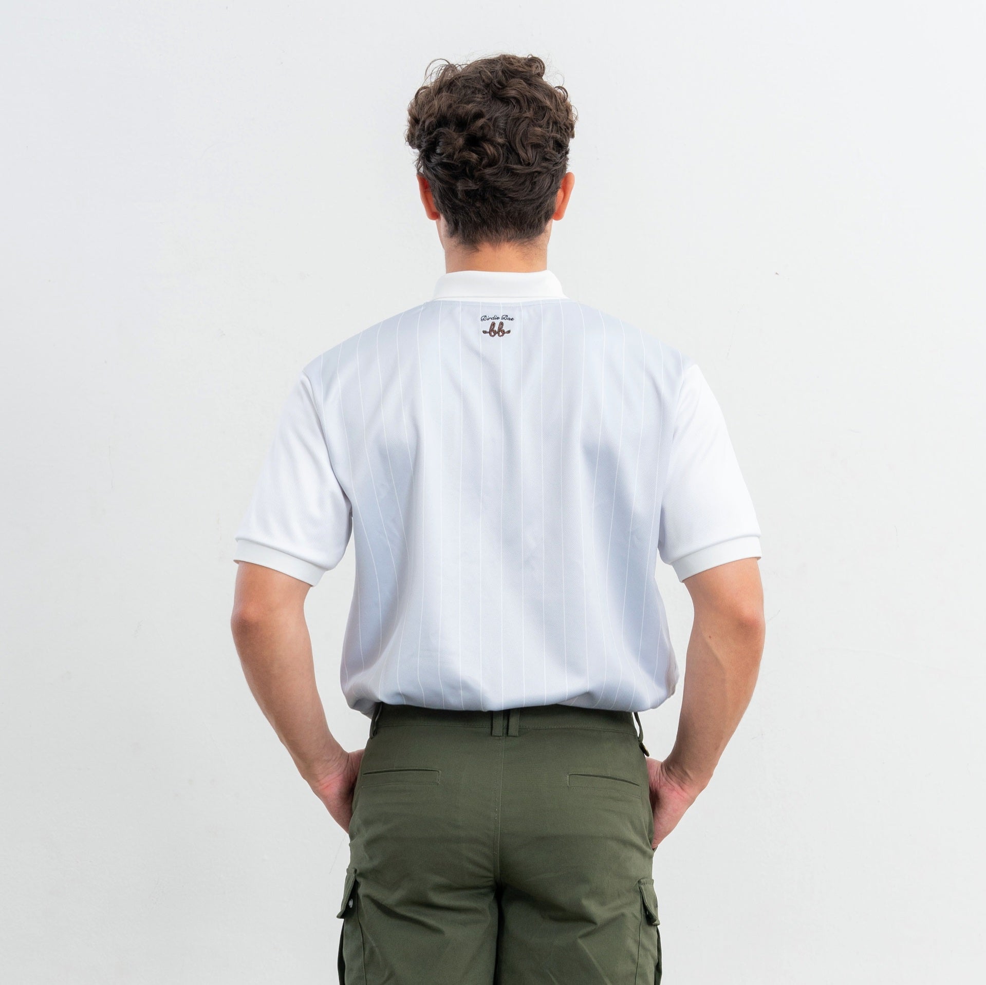 COURT Men Polo (Grey Stripe)