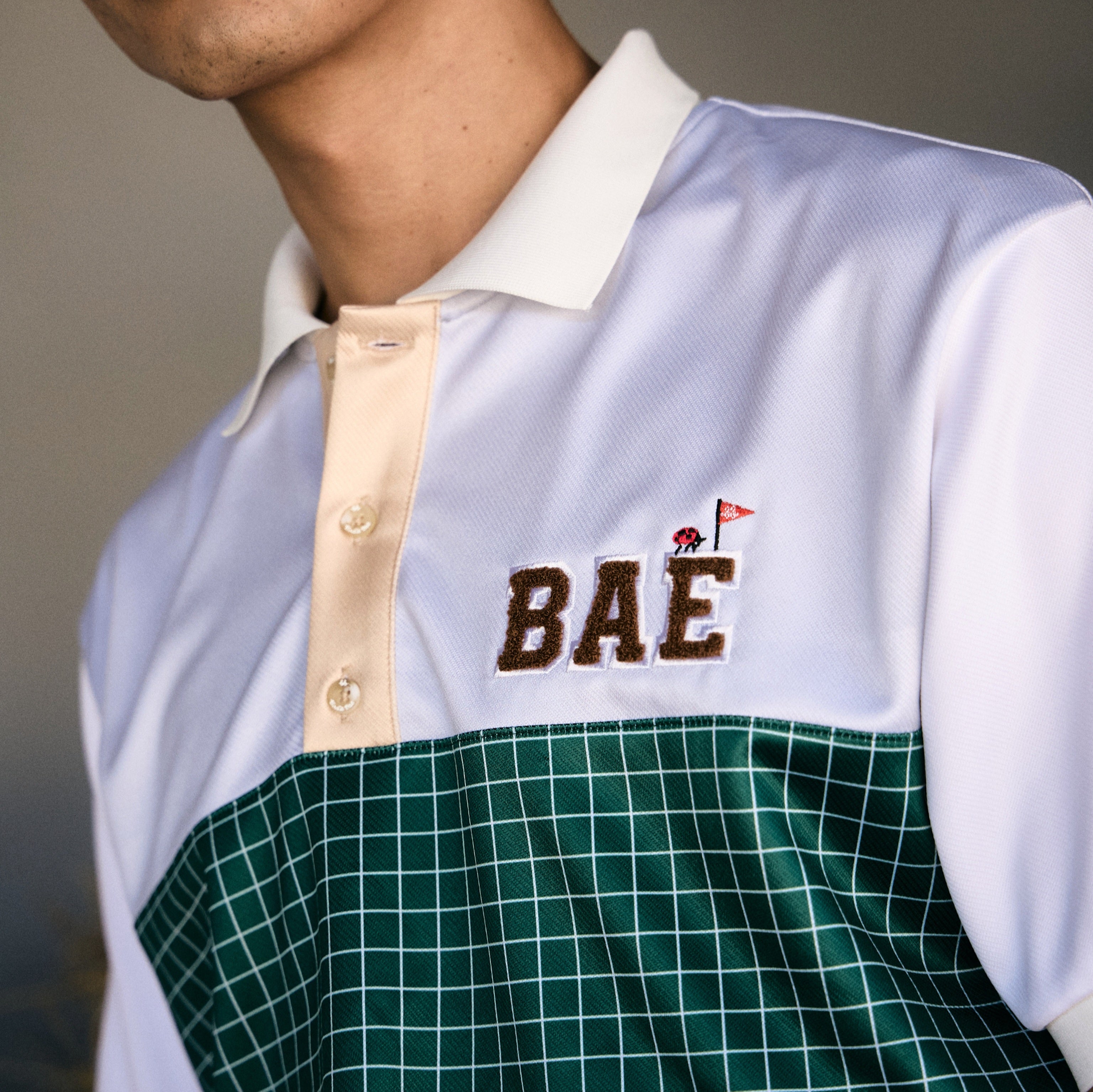 COURT Men Polo (Grey Stripe)