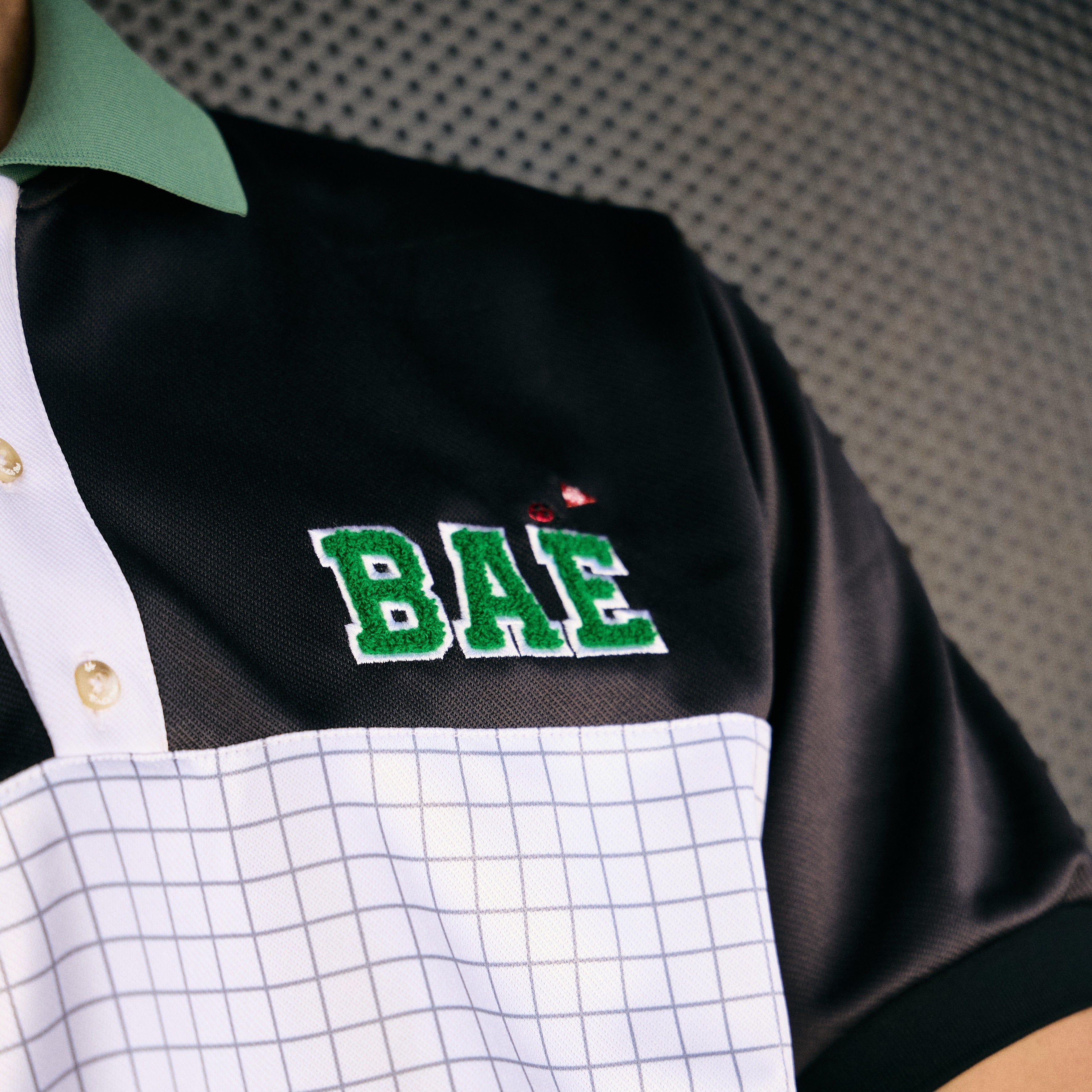 COURT Men Polo (Black Stripe)