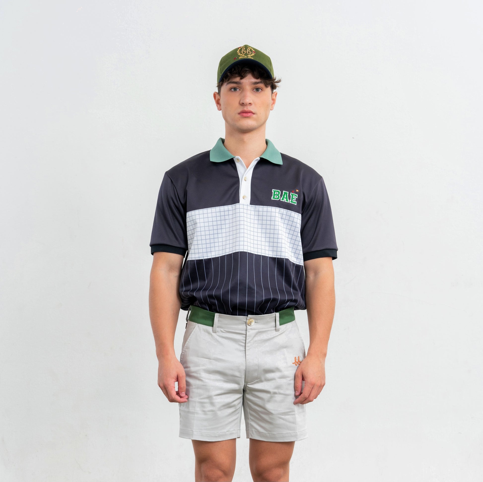 COURT Men Polo (Black Stripe)