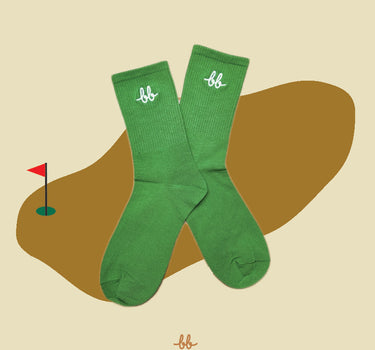 Basic Socks  (Green )