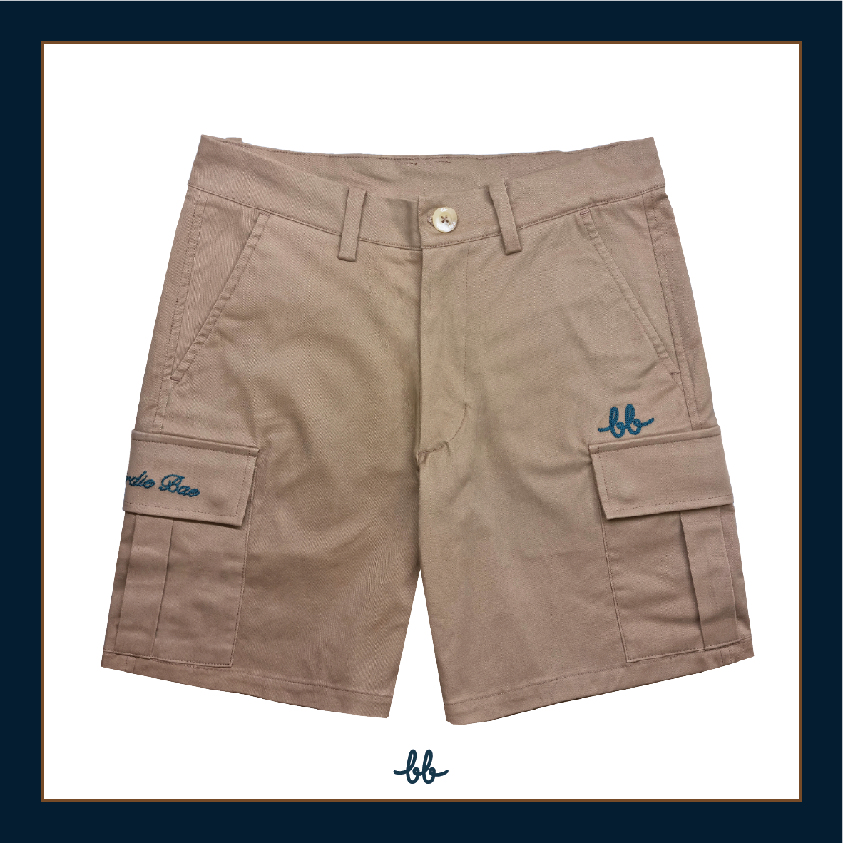 GAME ON Golf Cargo Shorts (Bunker Brown)
