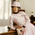 Long Sleeve Bunker Top - เสื้อแขนยาว คอสูง ลายบังเกอร์ (Pink)