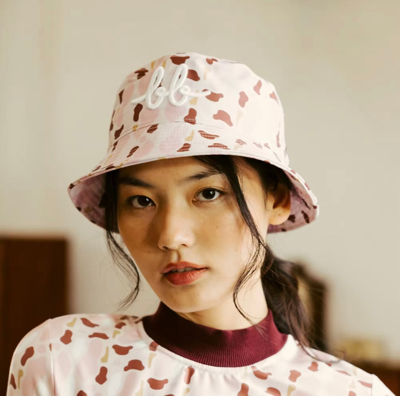 BUNKER Printed Bucket Hat Unisex ( Green )