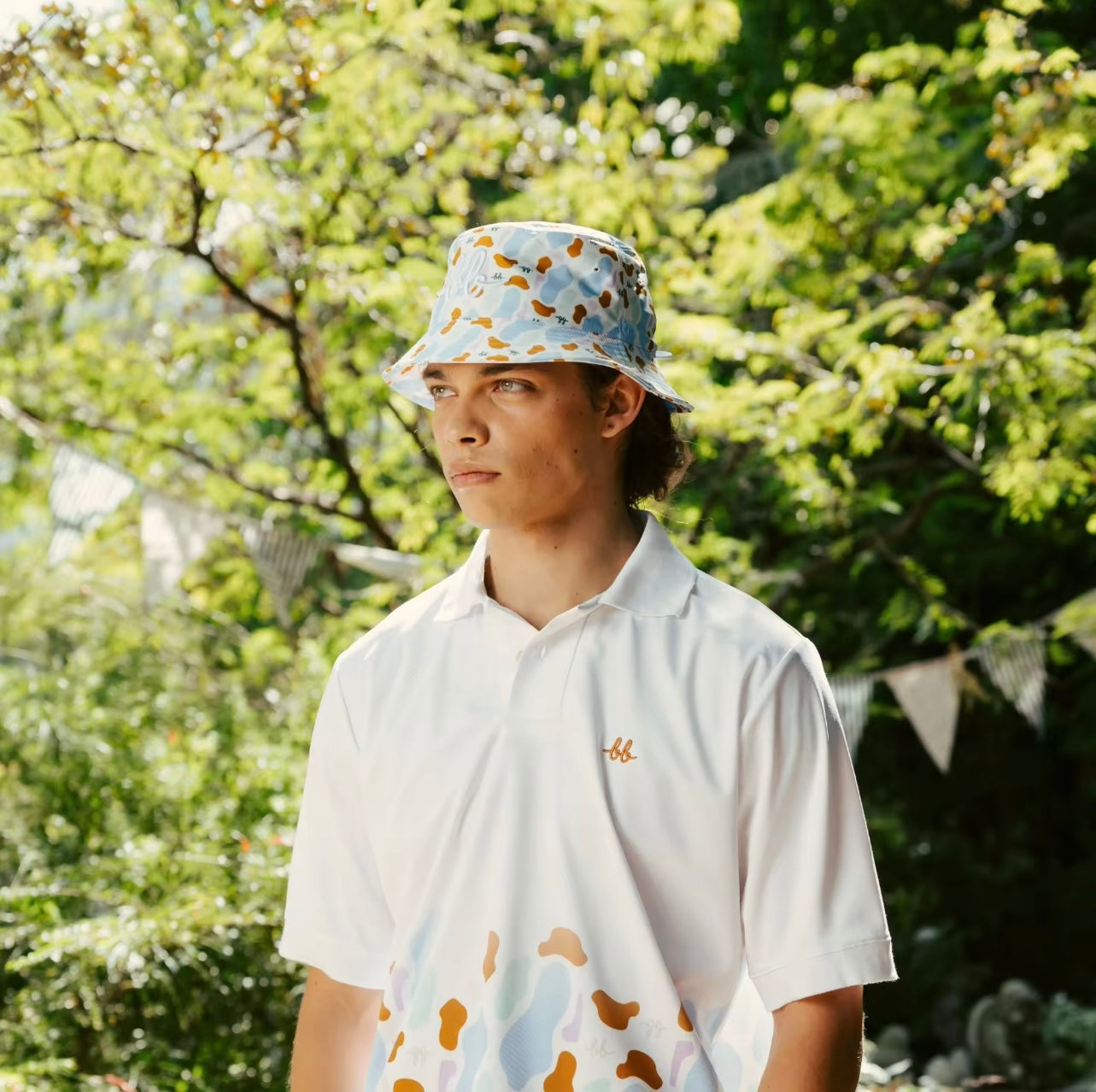 BUNKER Printed Bucket Hat Unisex ( Green )