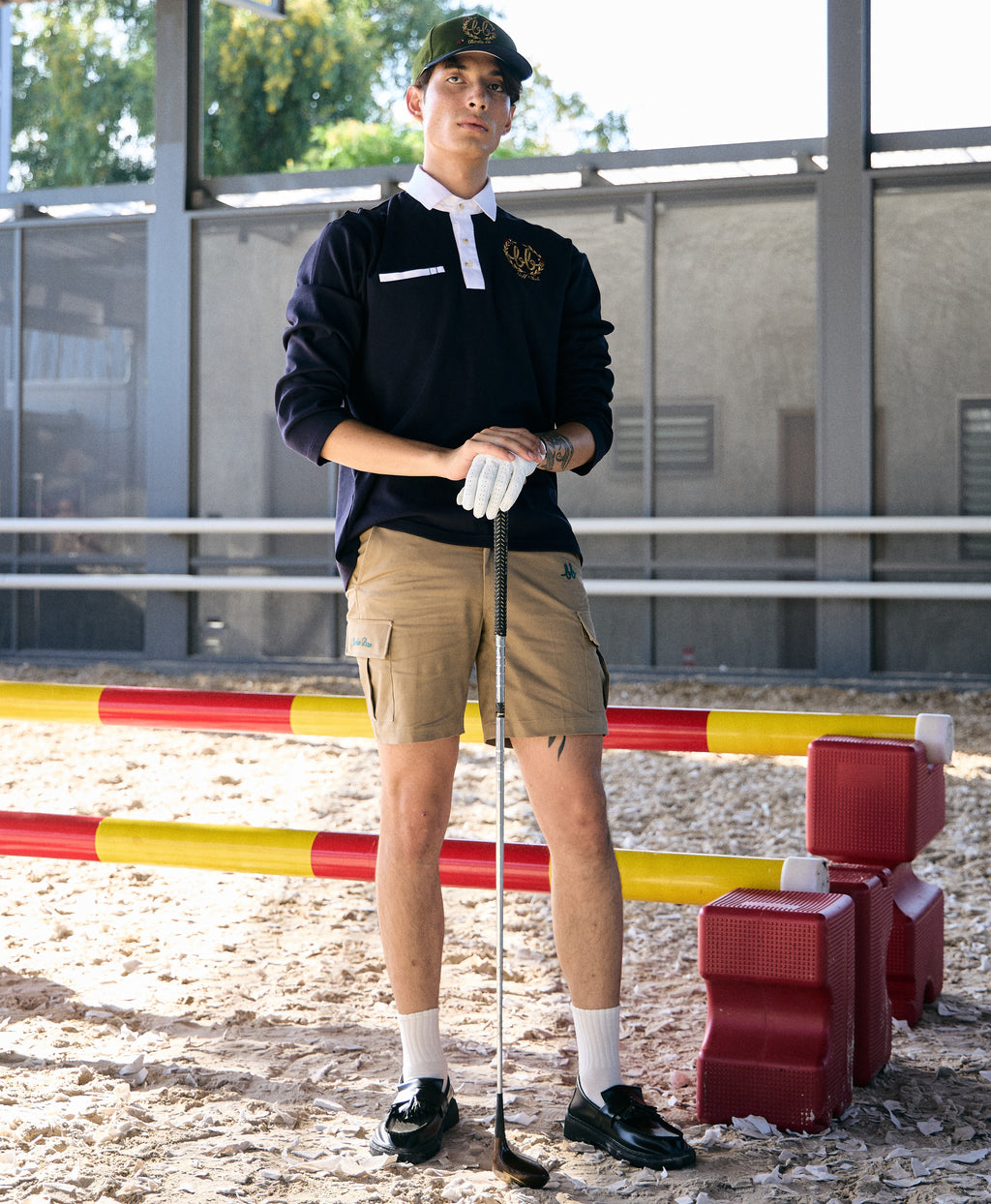 GAME ON Golf Cargo Shorts (Bunker Brown)