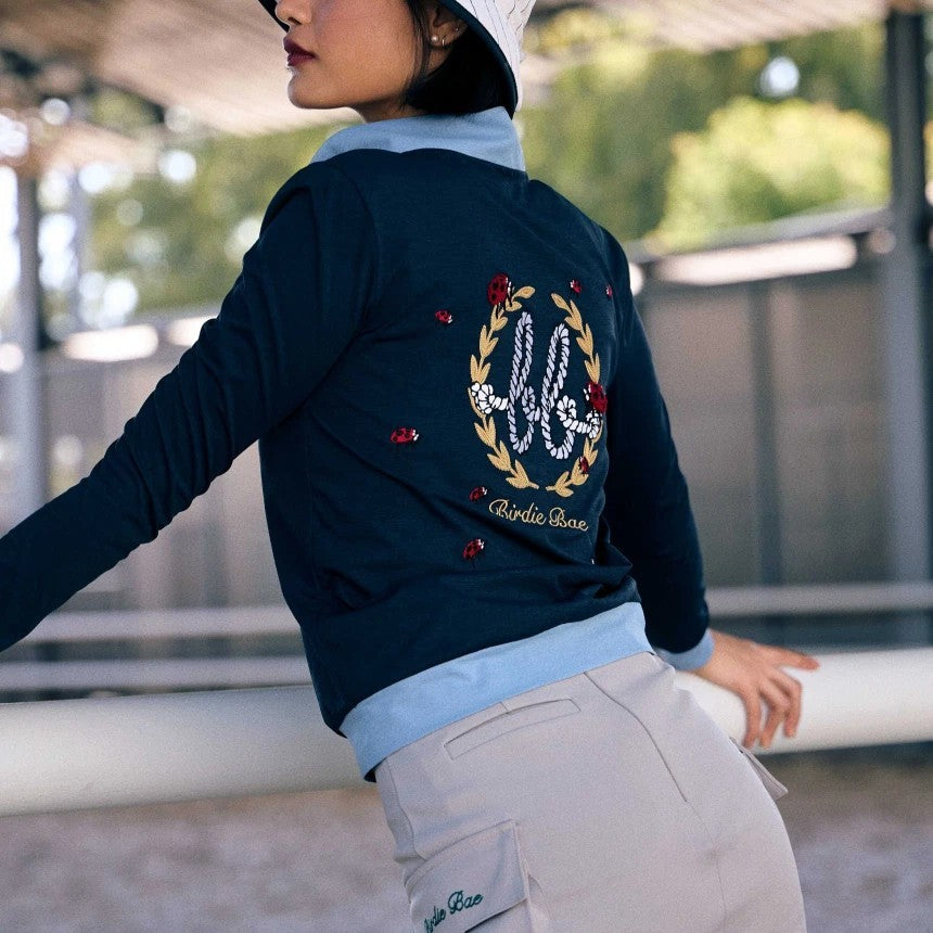 CAMP Women Skinny ( Sweatshirt - Navy )