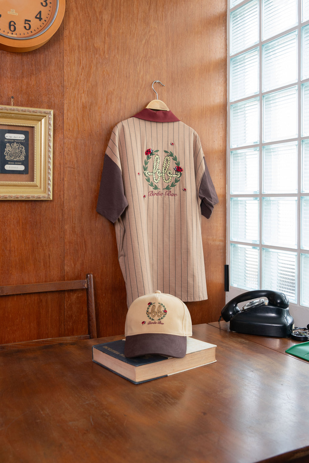 CAMP Men Hawaii Shirt  ( Brown Stripe/Choccolate )