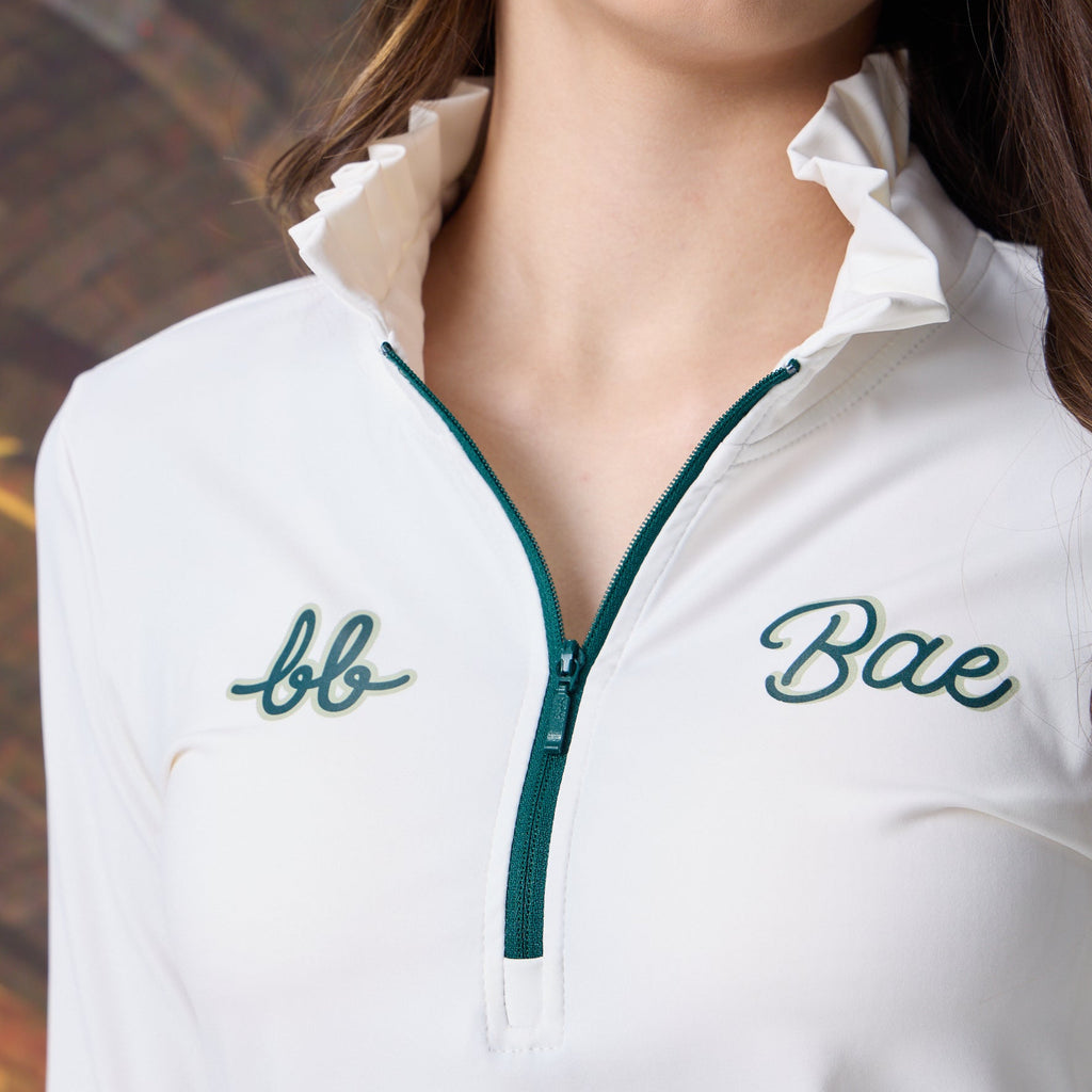 BETH UV Zip Top สี White