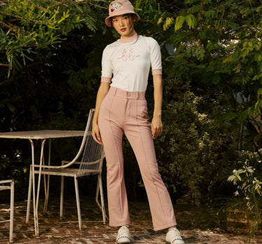 Golf Flare Trousers ( Green )