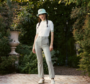 Golf Flare Trousers ( Green )