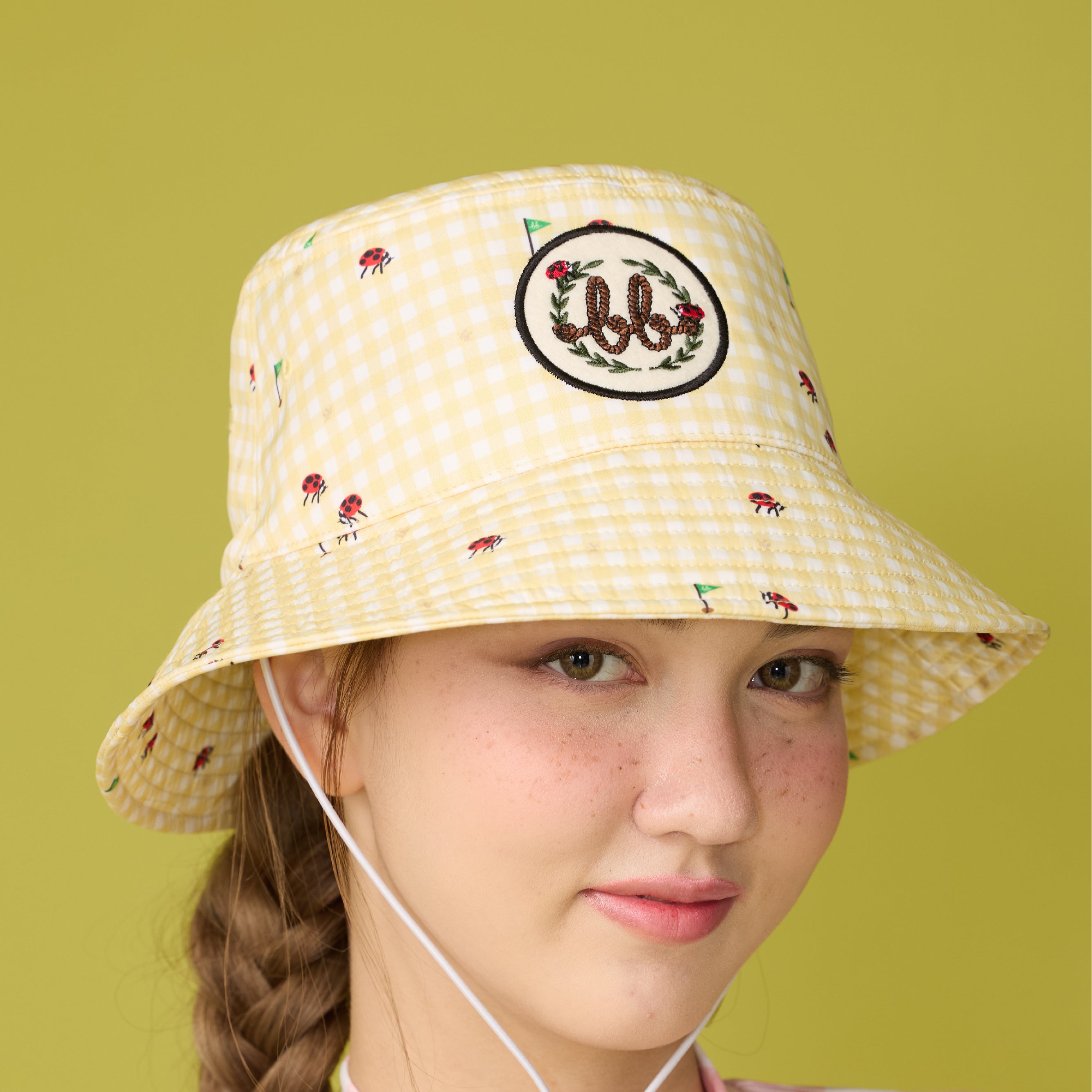 Picnic Gingham Bucket Hat - Sunshine Yellow