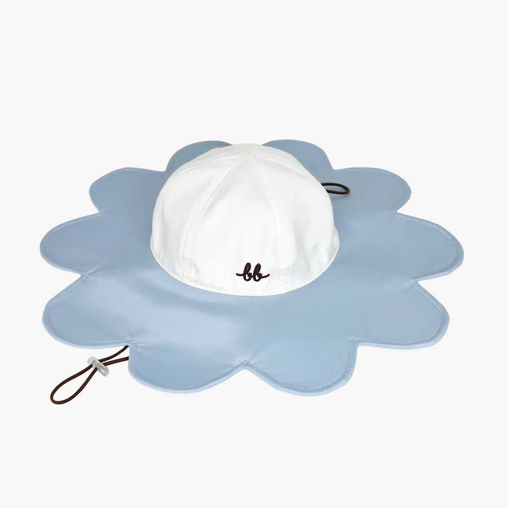 DAISY Scallop Hat - Cotton Blue