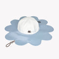 DAISY Scallop Hat - Cotton Blue