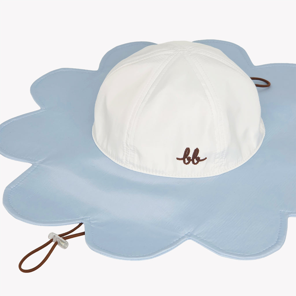 DAISY Scallop Hat - Cotton Blue