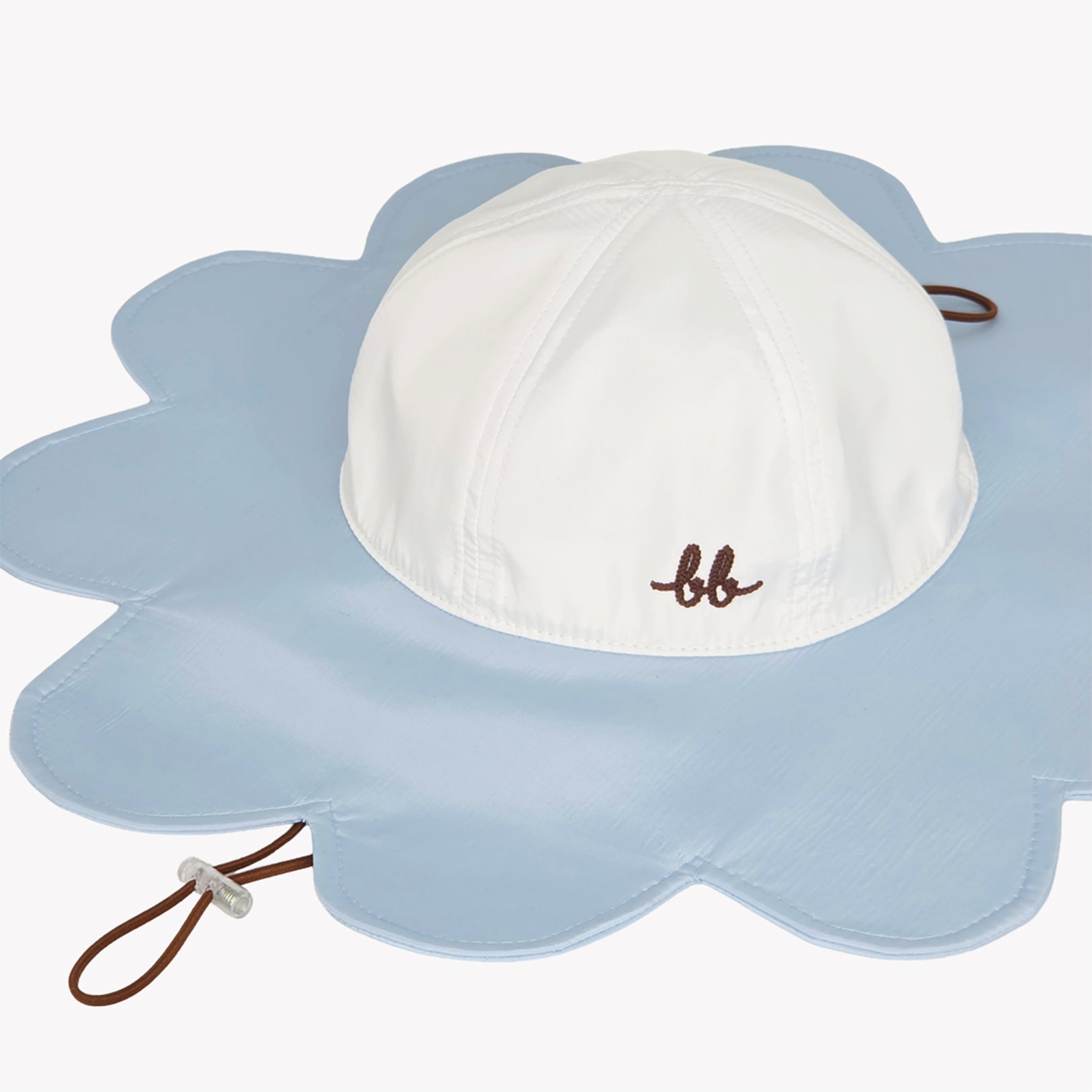 DAISY Scallop Hat - Cotton Blue