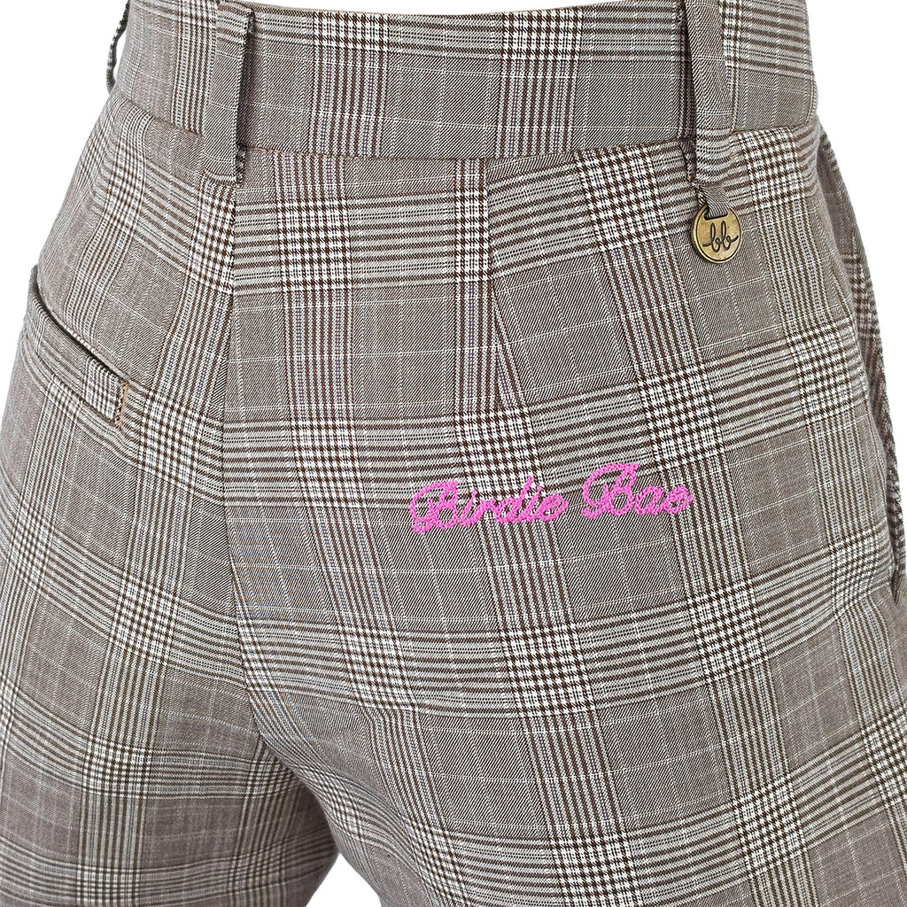 FORMAL Plaid Skort สี Portobello Brown