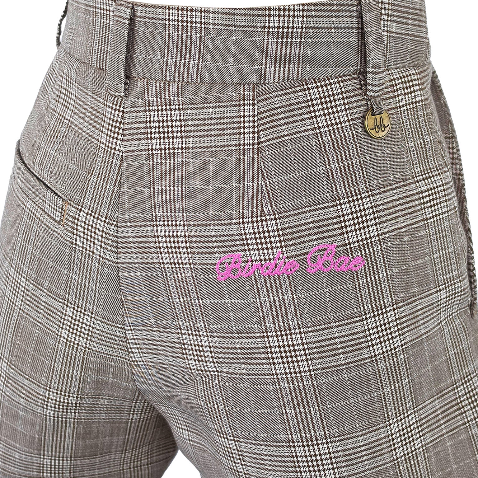 FORMAL Plaid Skort สี Portobello Brown
