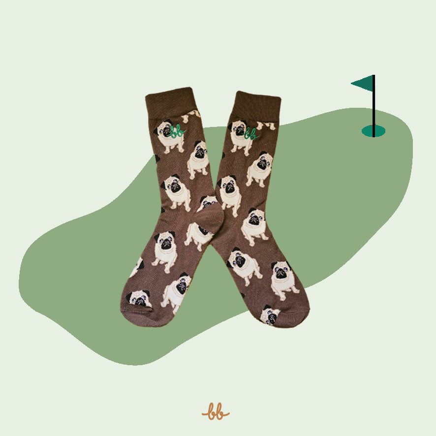 PUG Men Crew Socks