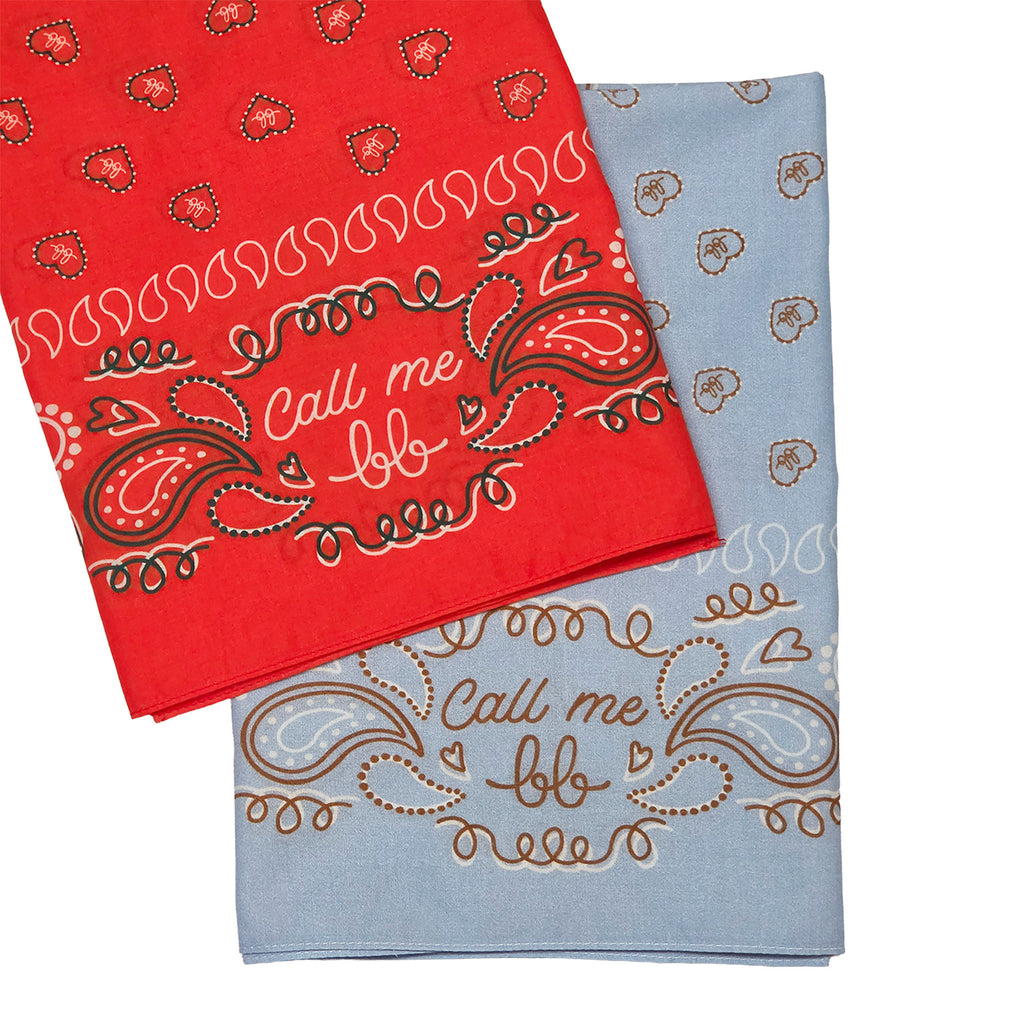 CALL ME BB 100% Cotton Bandana - Piri Piri Red