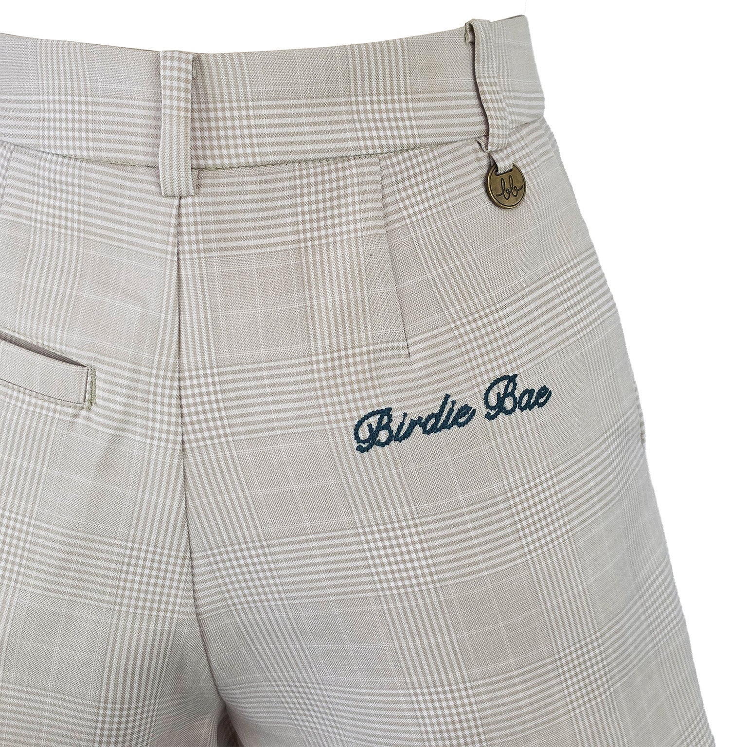 FORMAL Plaid Skort สี Oatmeal