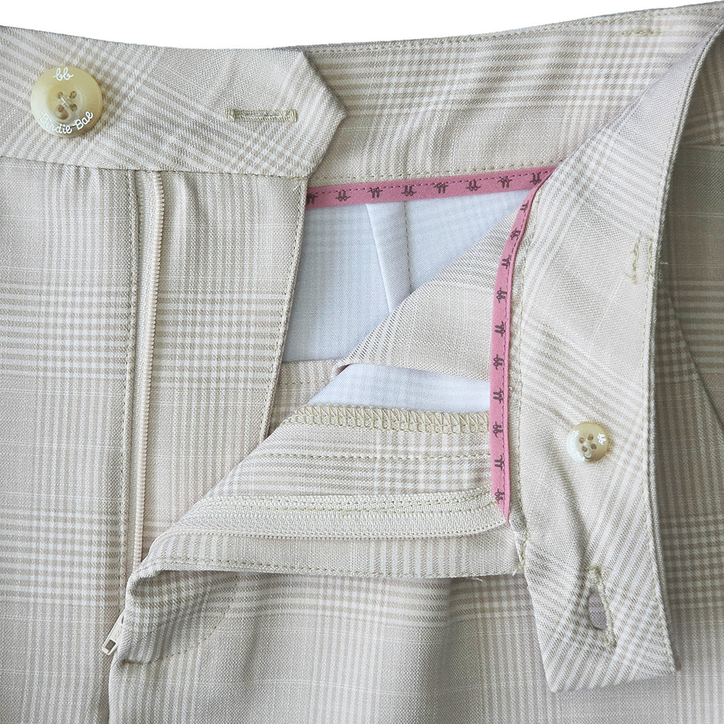 FORMAL Plaid Skort สี Oatmeal