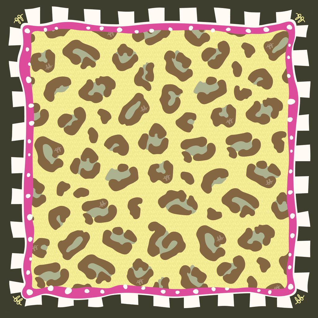 COUGAR 100% Cotton Bandana - Mustard Yellow
