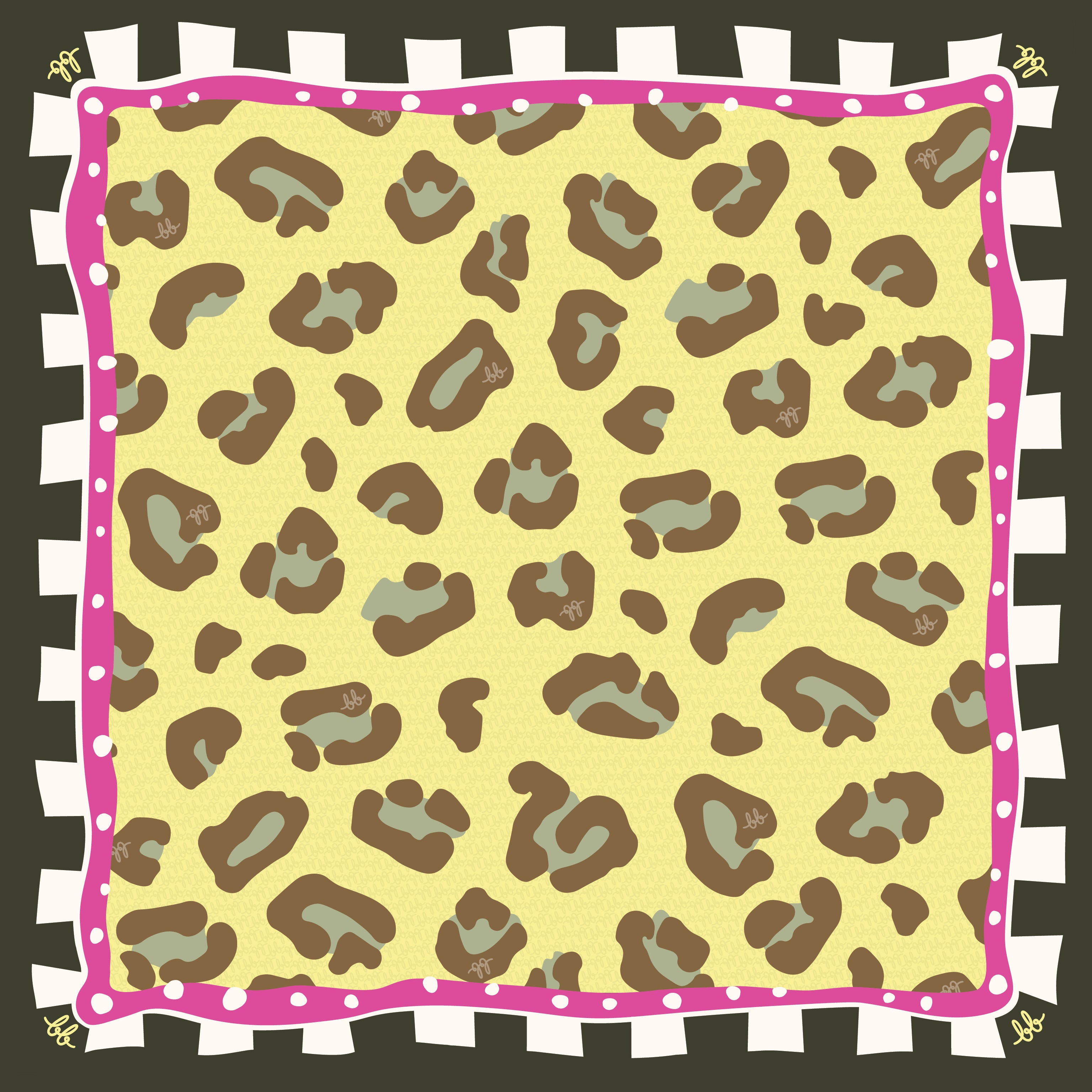 COUGAR 100% Cotton Bandana - Mustard Yellow