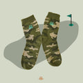 *** DEFECTS *** Men Crew Socks- Camo