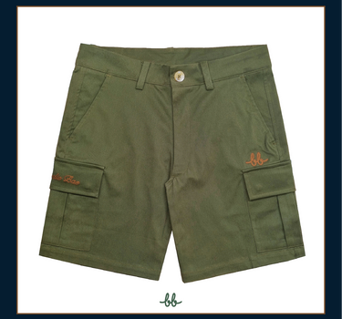 GAME ON Golf Cargo Shorts (Bunker Brown)