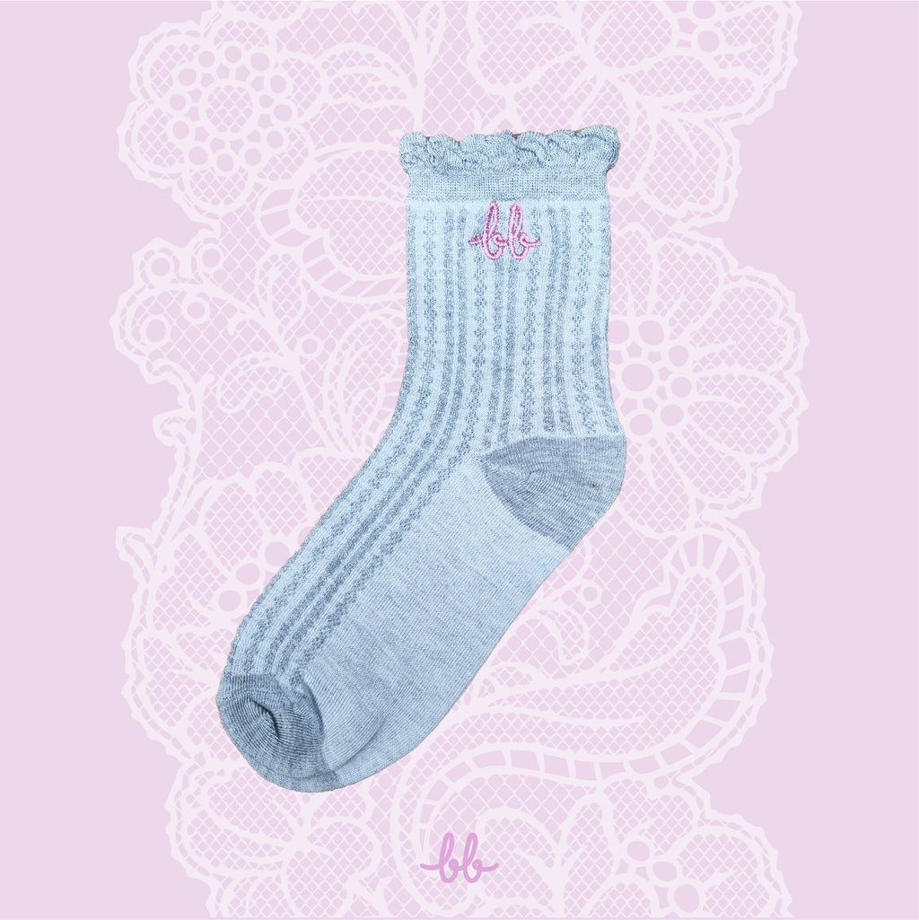 Women Ankle Socks in MARY Grey (1 pair) / ถุงเท้า ระดับข้อเท้า สีเทา (1คู่)