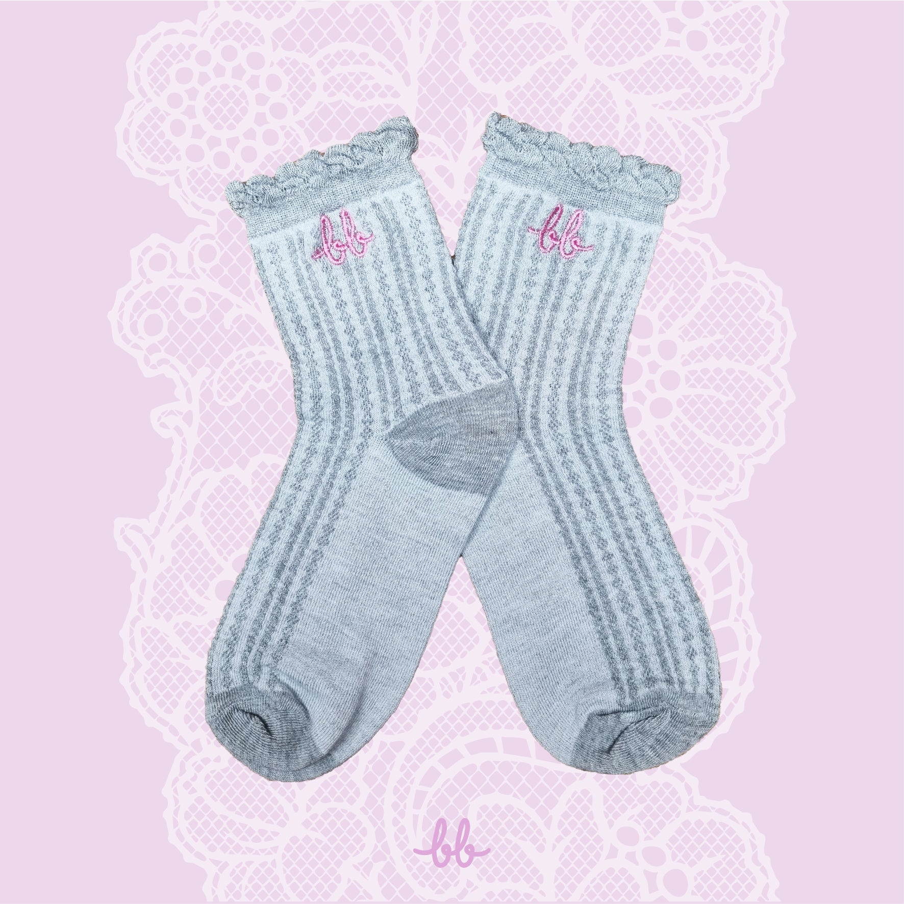 Women Ankle Socks in MARY Grey (1 pair) / ถุงเท้า ระดับข้อเท้า สีเทา (1คู่)
