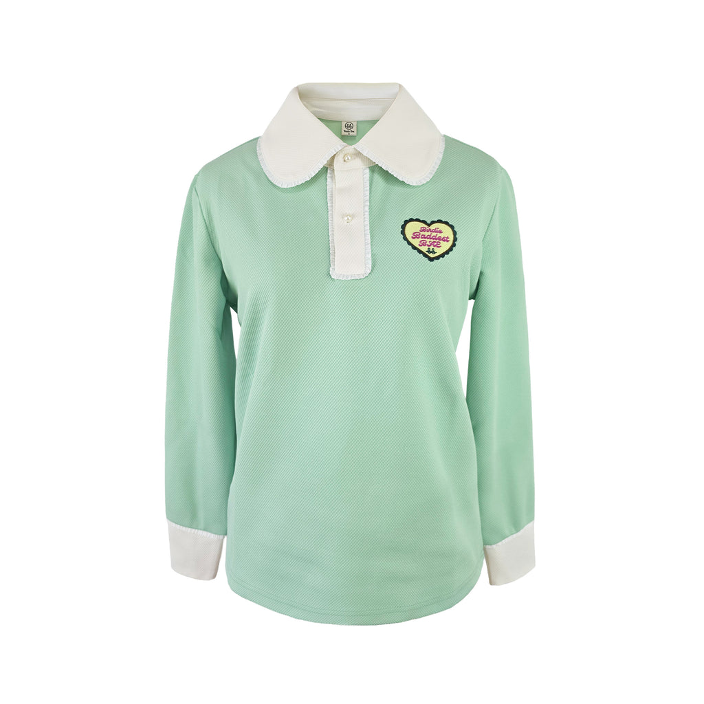 PEARL Polo Long Sleeve สี Mint Green