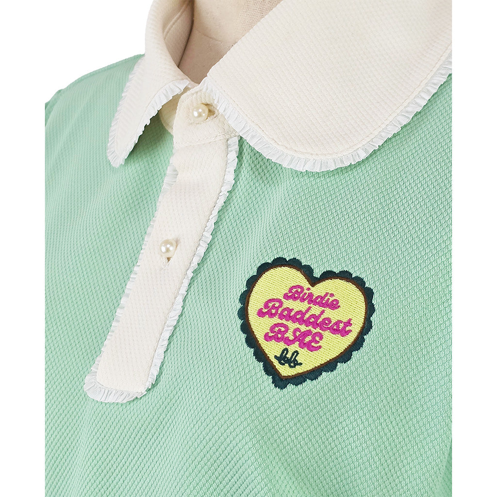 PEARL Polo Long Sleeve สี Mint Green