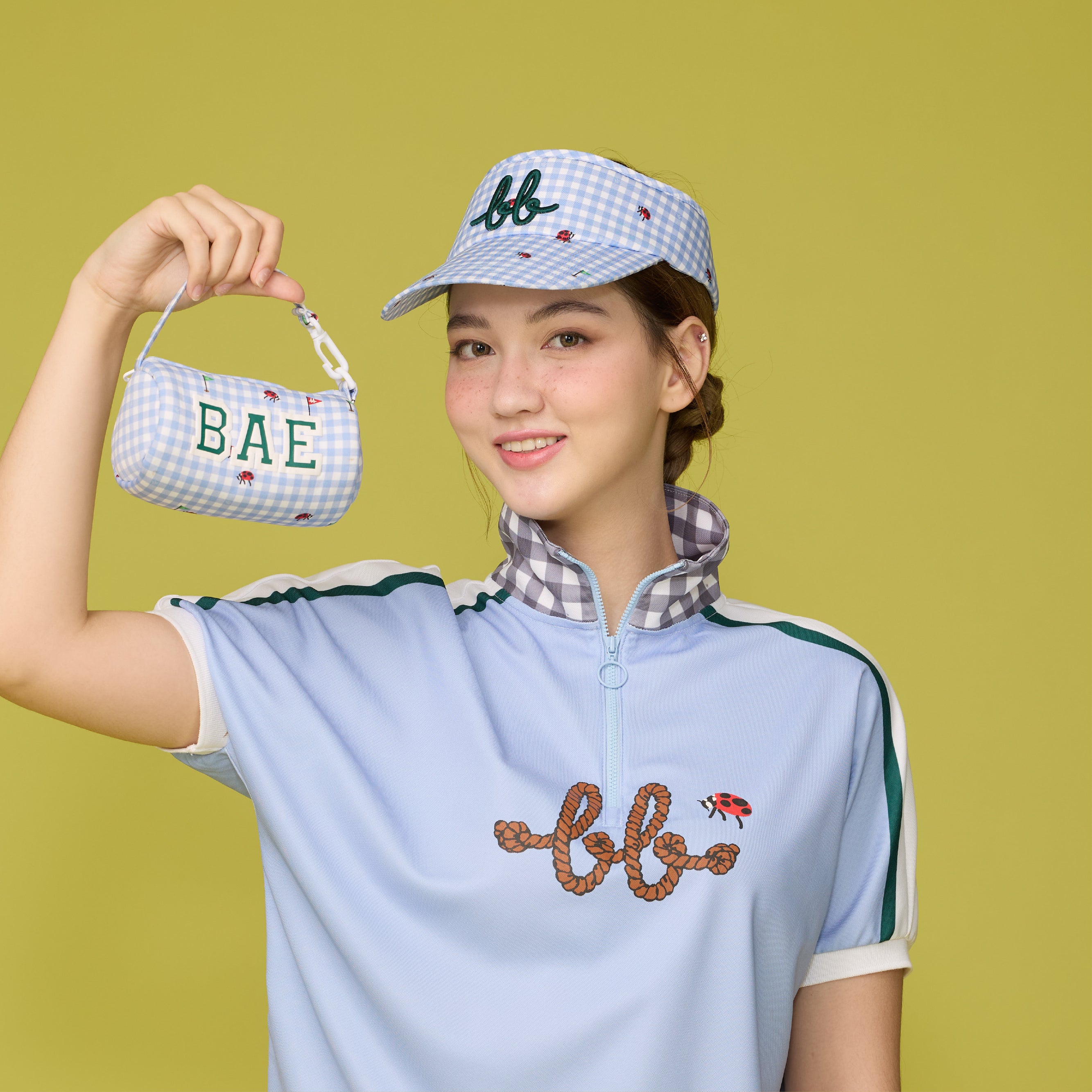 Long Pouch Bag - Powder Blue (1 bag)