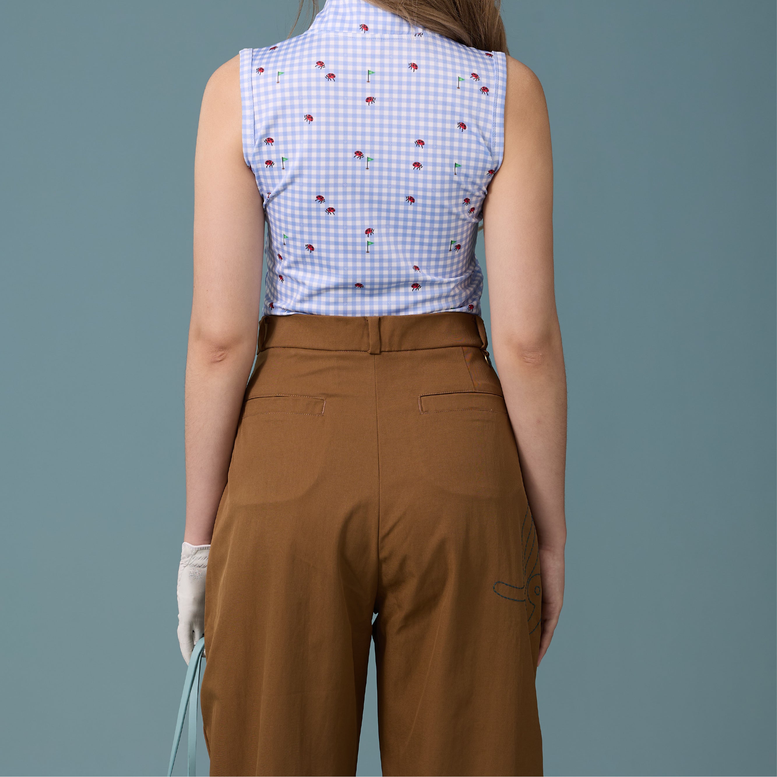 Women Mom Pants - Mocha Brown