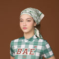 Picnic Cotton Head Scarf - Grass Green