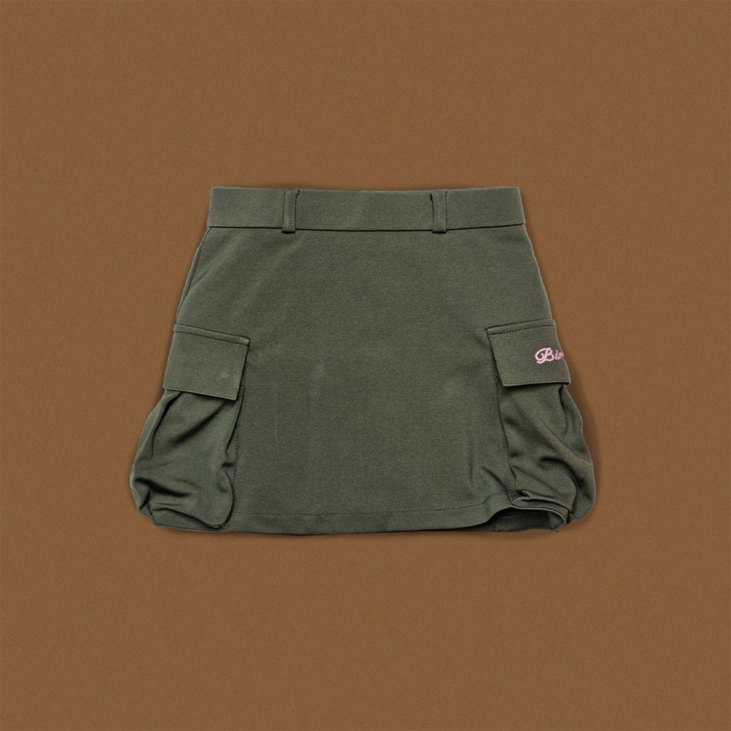 GAME ON Cargo Skirt in M.Green / กระโปรงคาร์โก้ สีเขียวมิลิทารี่