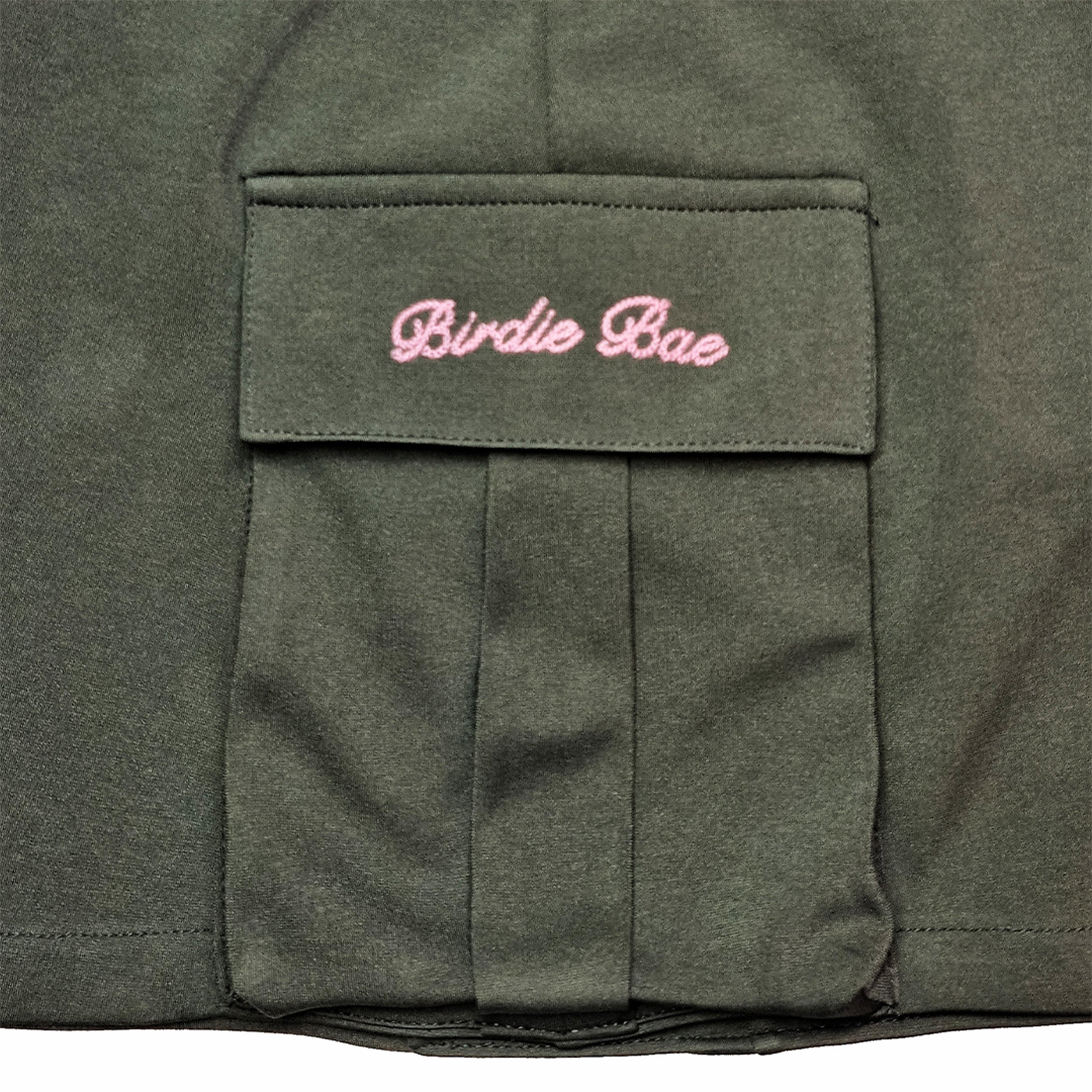 GAME ON Cargo Skirt in M.Green / กระโปรงคาร์โก้ สีเขียวมิลิทารี่