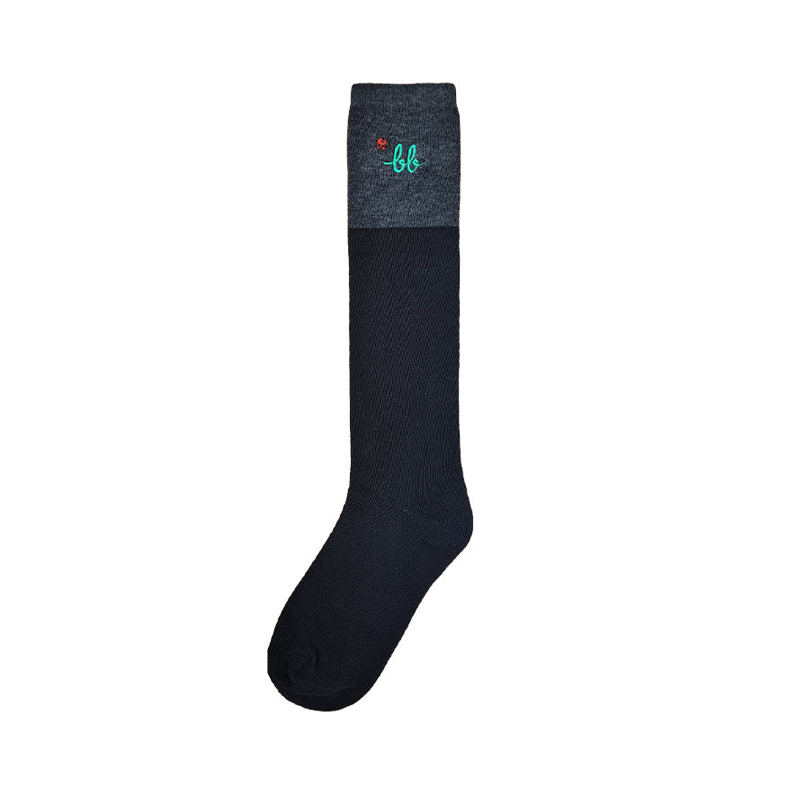 Women Calf Socks in BB Lady bug (2 tone) / ถุงเท้ายาว ระดับใต้เข่า ลายเต่าทองทูโทน (1คู่)