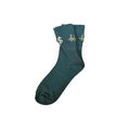 Crew Socks in Dollar Green (Unisex) ถุงเท้า ระดับครึ่งขา สีเขียว (1คู่)