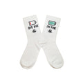 Women Crew Socks in FINE White (1 pair) / ถุงเท้า ระดับครึ่งขา สีขาว (1คู่)