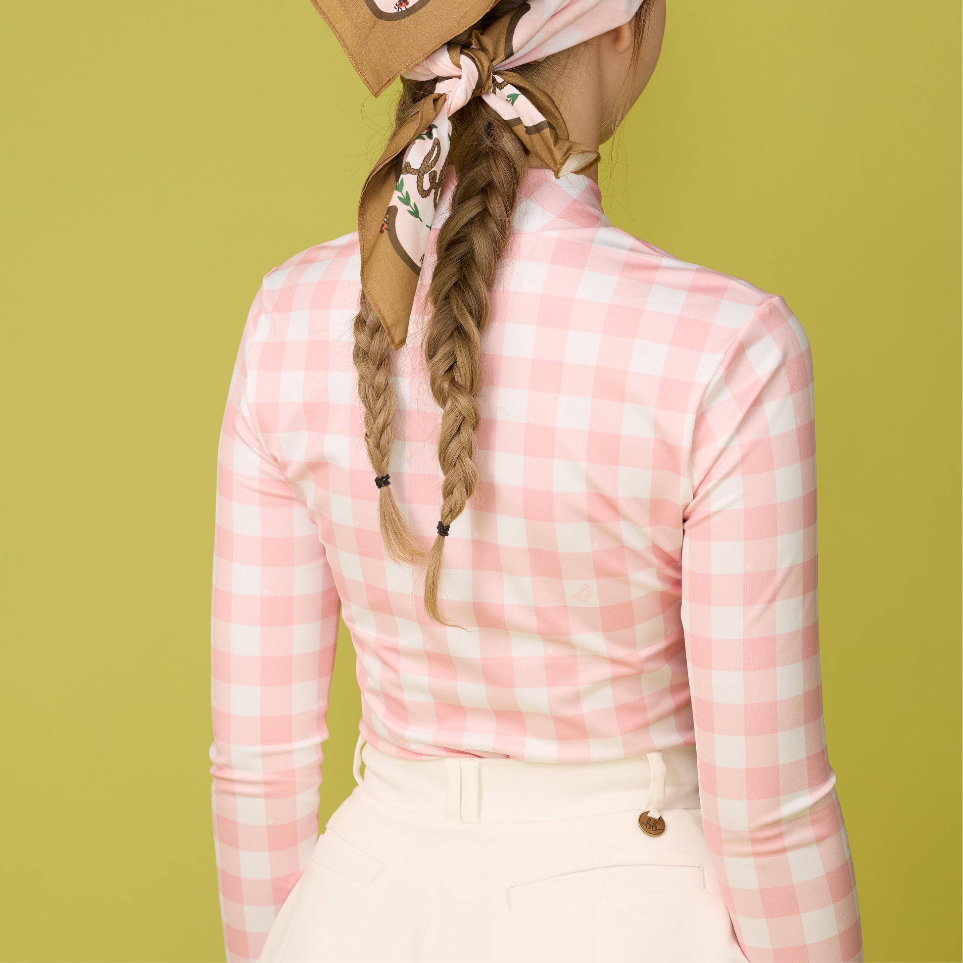 Women Long Sleeve Sports Top - Peachy Pink