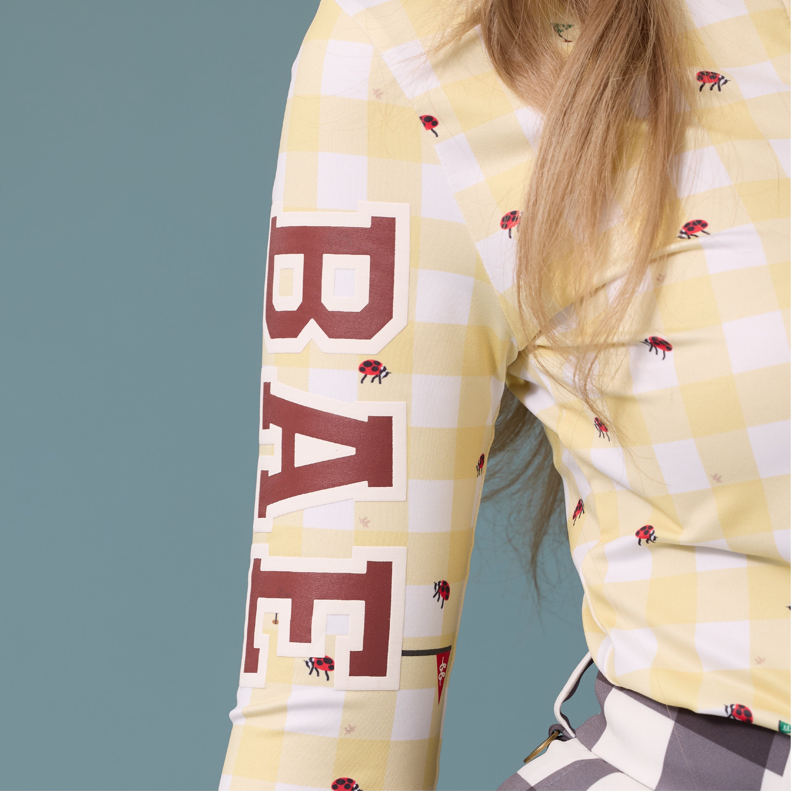 Women Long Sleeve Sports Top with zip - Sunshine Yellow