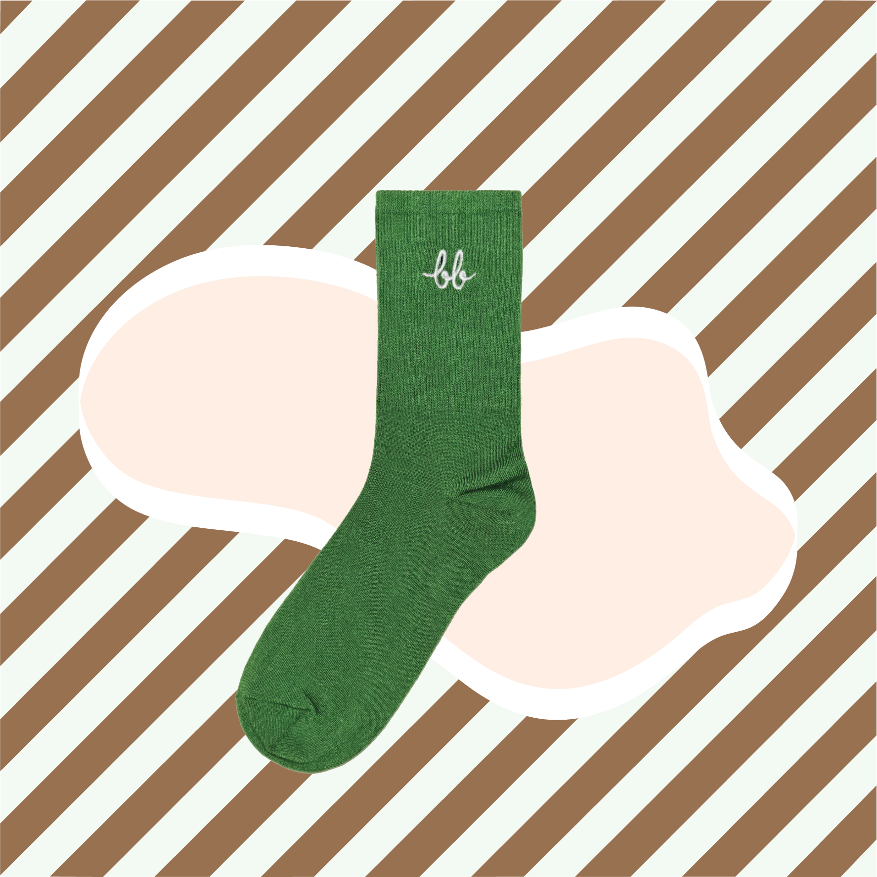 Basic Socks  (Green )