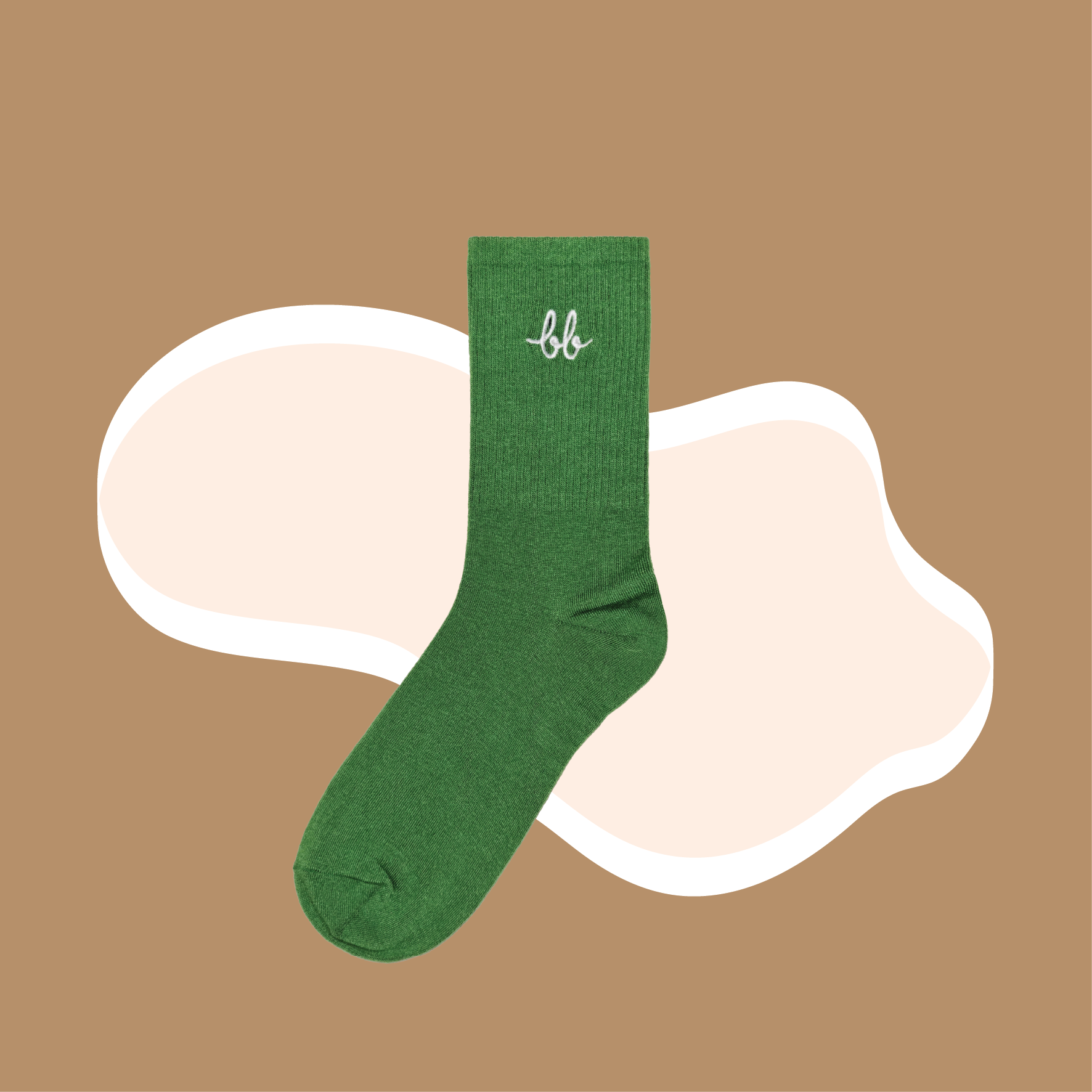 Basic Socks  (Green )